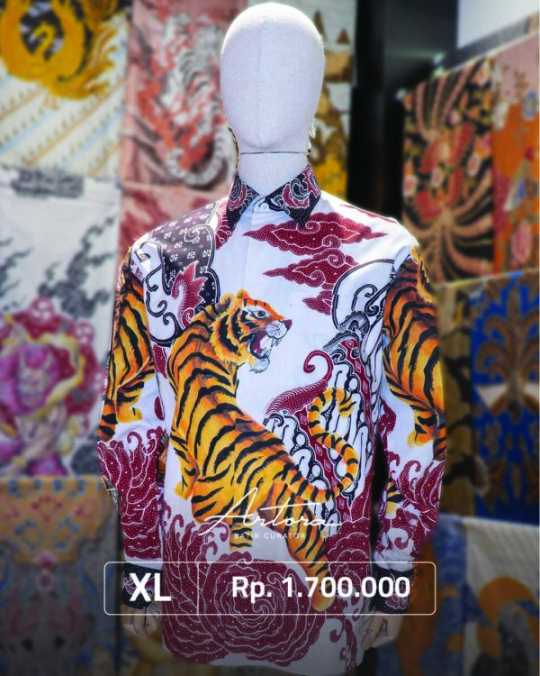 Kemeja Batik Tulis lukis Katun WD76 - Gambar 2